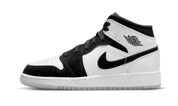 Air Jordan Air Jordan 1 Mid Diamond Shorts czarny-biały - widok główny z boku | Saturaise.com
