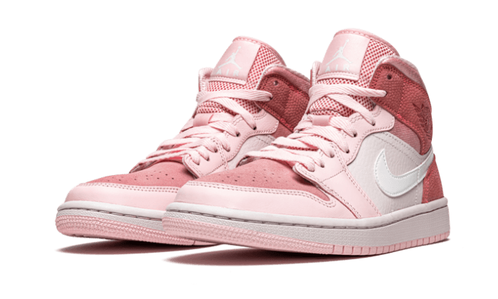 Kup oryginalne Air Jordan 1 Mid Digital Pink CW5379-600 - widok z drugiego boku - Sneakersy