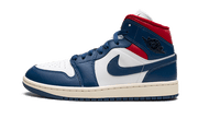 Air Jordan Air Jordan 1 Mid French Blue czerwono-czarny - widok główny z boku | Saturaise.com