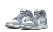 Air Jordan 1 Mid Grey Sail - zdjęcie 2