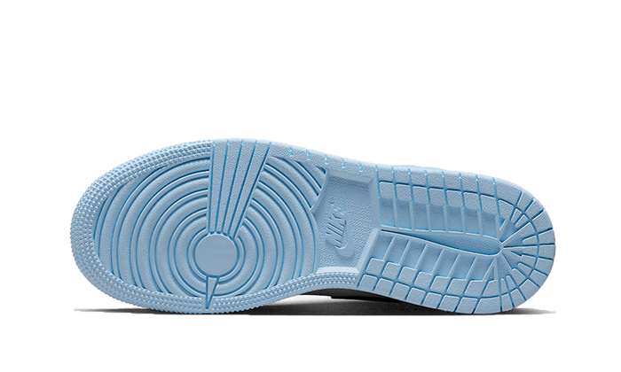 Buty Air Jordan Air Jordan 1 Mid Ice Blue - widok z przodu - Rozmiary EU