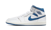 Air Jordan Air Jordan 1 Mid Industrial Blue czarny-biały - widok główny z boku | Saturaise.com