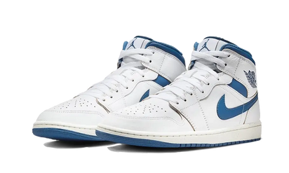 Kup oryginalne Air Jordan 1 Mid Industrial Blue FN5215-141 - widok z drugiego boku - Sneakersy
