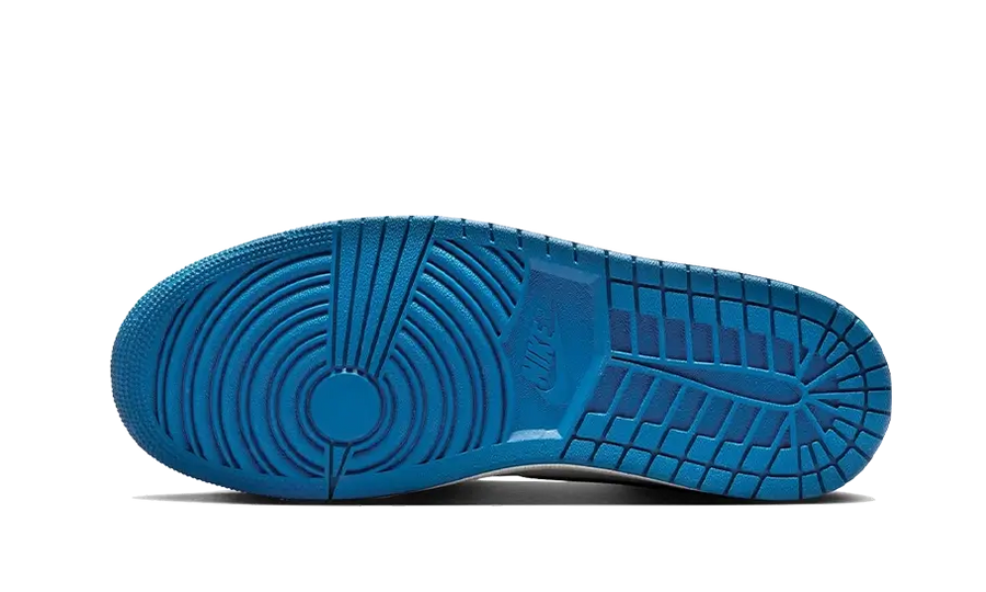 Buty Air Jordan Air Jordan 1 Mid Industrial Blue - widok z przodu - Rozmiary EU