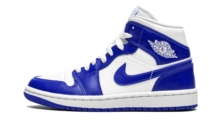 Air Jordan Air Jordan 1 Mid Kentucky Blue czarno-niebieski - widok główny z boku | Saturaise.com