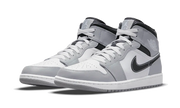 Kup oryginalne Air Jordan 1 Mid Light Smoke Grey Anthracite 554724-078 - widok z drugiego boku - Sneakersy
