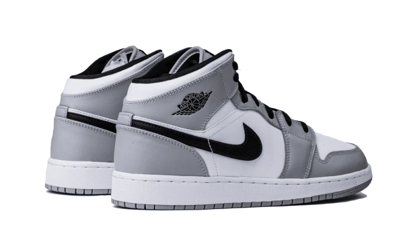 Buty Air Jordan Air Jordan 1 Mid Light Smoke Grey - widok z przodu - Rozmiary EU