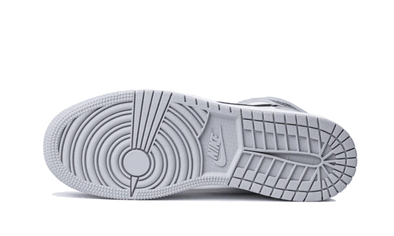 100% Oryginalne Air Jordan 1 Mid Light Smoke Grey - widok z tyłu - 1890.00 PLN