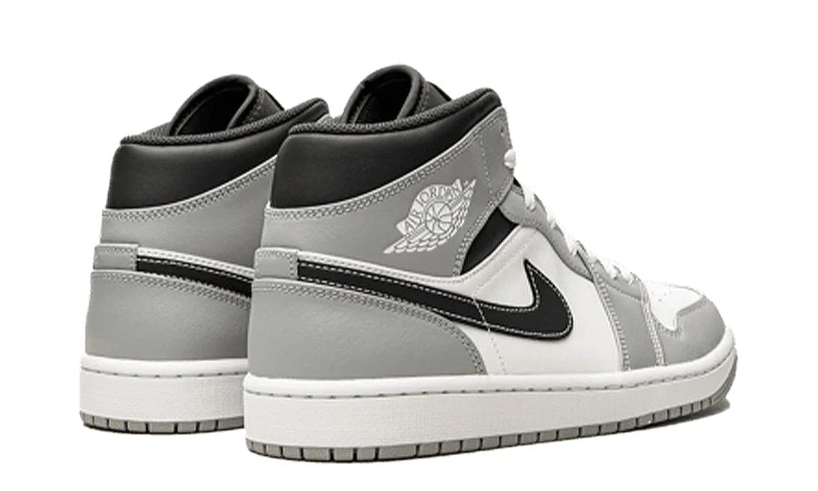 Air Jordan 1 Mid Light Smoke Grey Anthracite - zdjęcie 3