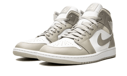Kup oryginalne Air Jordan 1 Mid Linen 554724-082 - widok z drugiego boku - Sneakersy