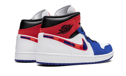 Buty Air Jordan Air Jordan 1 Mid Multicolor Swoosh - widok z przodu - Rozmiary EU