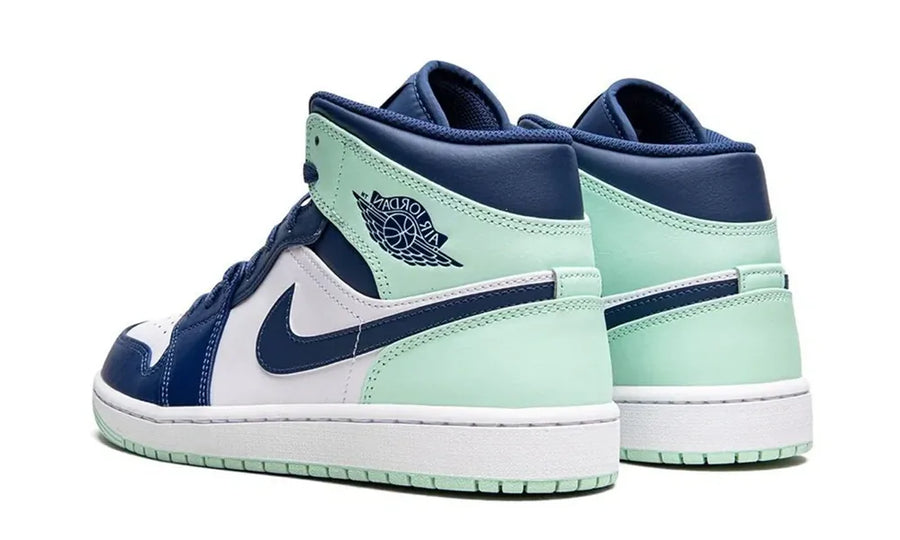 Air Jordan 1 Mid Mystic Navy Mint Foam - zdjęcie 3