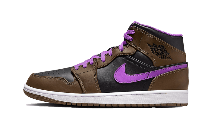 Air Jordan Air Jordan 1 Mid Palomino czarny-biały - widok główny z boku | Saturaise.com