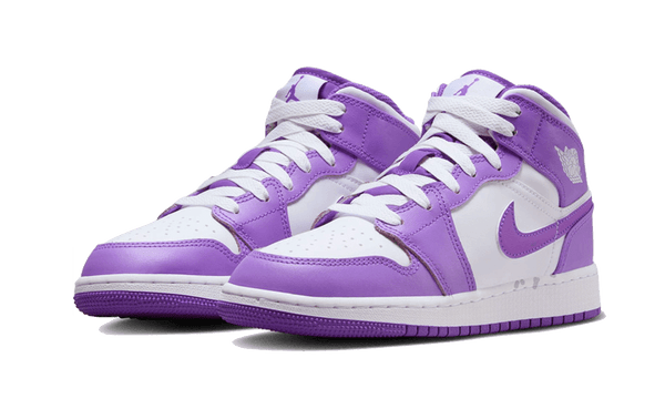 Air Jordan 1 Mid Purple Venom - Kup oryginalne Air Jordan 1 Mid Purple Venom DQ8423-511 - widok z drugiego boku - Sneakersy