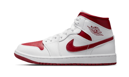 Air Jordan Air Jordan 1 Mid Reverse Chicago biało-czerwony - widok główny z boku | Saturaise.com
