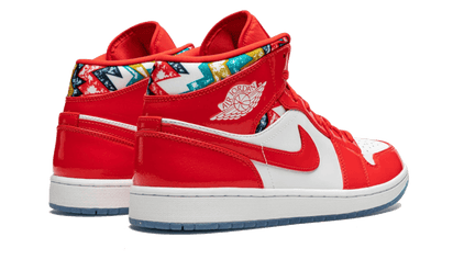 Buty Air Jordan Air Jordan 1 Mid SE Barcelona Sweater - widok z przodu - Rozmiary EU
