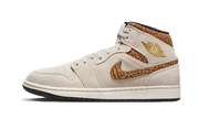 Air Jordan Air Jordan 1 Mid SE Brown Elephant biały-czerwony - widok główny z boku | Saturaise.com