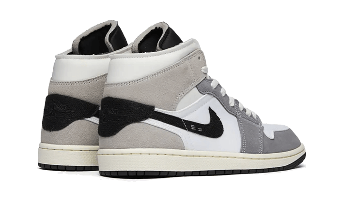 Buty Air Jordan Air Jordan 1 Mid SE Craft Cement Grey - widok z przodu - Rozmiary EU