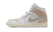Air Jordan Air Jordan 1 Mid SE Craft Tech Grey biały-czerwony - widok główny z boku | Saturaise.com