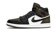 Air Jordan Air Jordan 1 Mid SE Light Olive czarny-biały - widok główny z boku | Saturaise.com