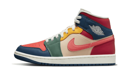 Air Jordan Air Jordan 1 Mid SE Multi-color czarny-biały - widok główny z boku | Saturaise.com