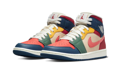 Kup oryginalne Air Jordan 1 Mid SE Multi-color DN3738-400 - widok z drugiego boku - Sneakersy