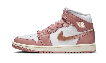 Air Jordan Air Jordan 1 Mid SE Red Stardust biały-czerwony - widok główny z boku | Saturaise.com