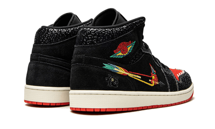 Buty Air Jordan Air Jordan 1 Mid SE Siempre Familia - widok z przodu - Rozmiary EU