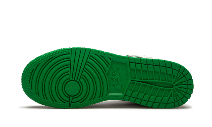 100% Oryginalne Air Jordan 1 Mid SE White Laser Orange Lucky Green - widok z tyłu - 1550.00 PLN