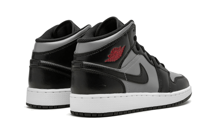 Buty Air Jordan Air Jordan 1 Mid Shadow Red - widok z przodu - Rozmiary EU
