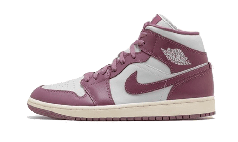 Air Jordan Air Jordan 1 Mid Sky J Mauve czarny-biały - widok główny z boku | Saturaise.com