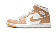 Air Jordan Air Jordan 1 Mid Tan Gum biały-czerwony - widok główny z boku | Saturaise.com