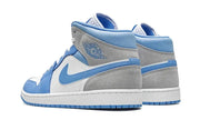 Air Jordan 1 Mid University Blue Grey - zdjęcie 3