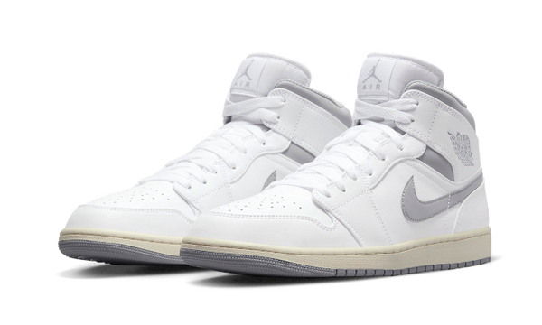 Air Jordan 1 Mid Vintage Grey - Kup oryginalne Air Jordan 1 Mid Vintage Grey 554724-135 - widok z drugiego boku - Sneakersy