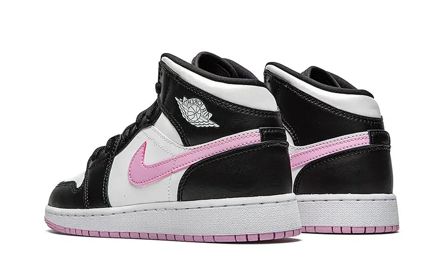 Air Jordan 1 Mid White Black Light Arctic Pink (GS) - zdjęcie 3