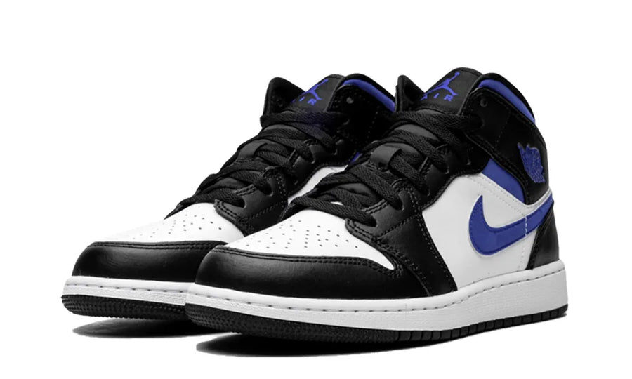 Air Jordan 1 Mid White Black Royal - zdjęcie 2