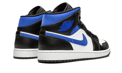 Buty Air Jordan Air Jordan 1 Mid White Black Royal - widok z przodu - Rozmiary EU