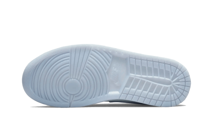 100% Oryginalne Air Jordan 1 Mid Wolf Grey - widok z tyłu - 750.00 PLN