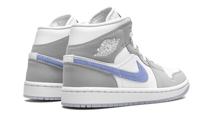 Buty Air Jordan Air Jordan 1 Mid Wolf Grey - widok z przodu - Rozmiary EU
