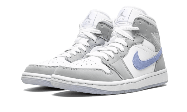 Air Jordan 1 Mid Wolf Grey - Kup oryginalne Air Jordan 1 Mid Wolf Grey BQ6472-105 - widok z drugiego boku - Sneakersy
