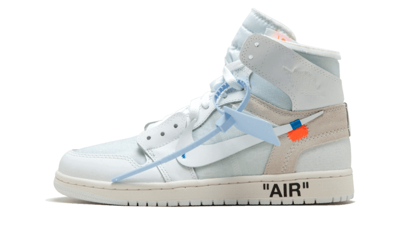 Air Jordan Air Jordan 1 Retro High Off-White NRG biało-pomarańczowy - widok główny z boku | Saturaise.com