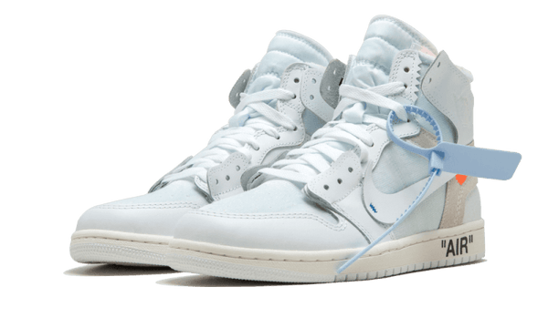 Air Jordan 1 Retro High Off-White NRG - Kup oryginalne Air Jordan 1 Retro High Off-White NRG AQ0818-100 - widok z drugiego boku - Sneakersy
