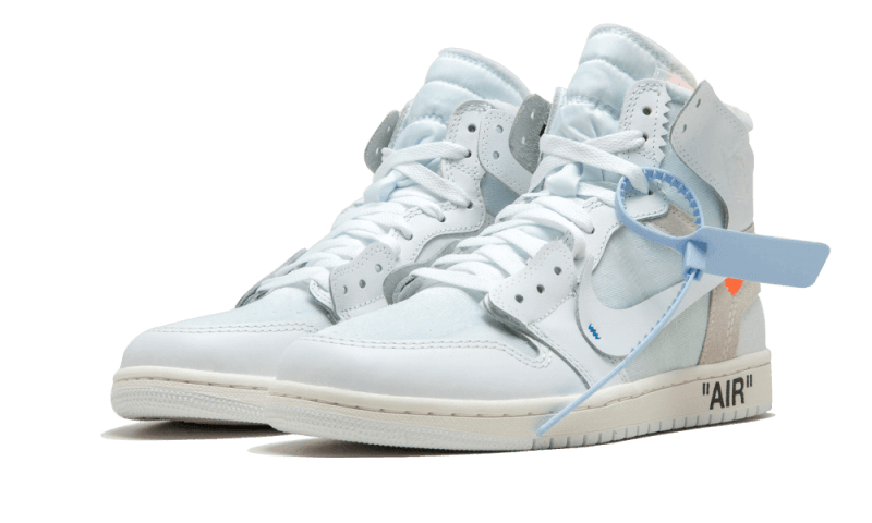 Kup oryginalne Air Jordan 1 Retro High Off-White NRG AQ0818-100 - widok z drugiego boku - Sneakersy