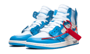 Kup oryginalne Air Jordan 1 Retro High Off-White University Blue AQ0818-148 - widok z drugiego boku - Sneakersy