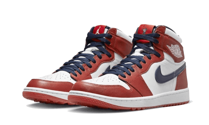 Kup oryginalne Air Jordan 1 Retro High OG Golf Out of the Mud DZ4523-800 - widok z drugiego boku - Sneakersy