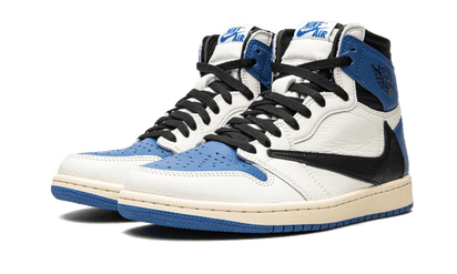 Kup oryginalne Air Jordan 1 Retro High OG SP Travis Scott Fragment Military Blue DH3227-105 - widok z drugiego boku - Sneaker