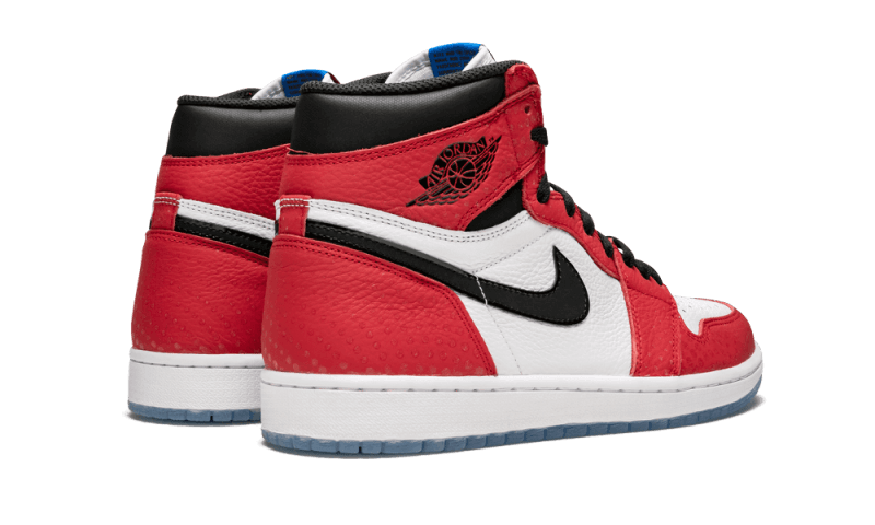 Buty Air Jordan Air Jordan 1 Retro High Spider-Man "Origin Story" - widok z przodu - Rozmiary EU