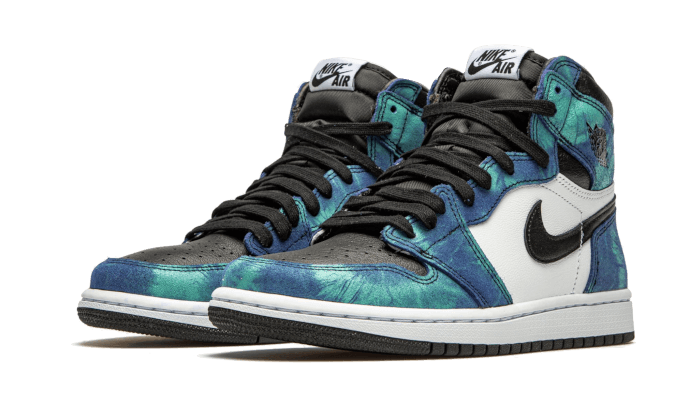 Kup oryginalne Air Jordan 1 Retro High Tie Dye CD0461-100 - widok z drugiego boku - Sneakersy