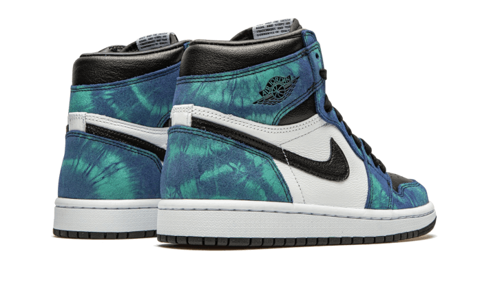 Buty Air Jordan Air Jordan 1 Retro High Tie Dye - widok z przodu - Rozmiary EU
