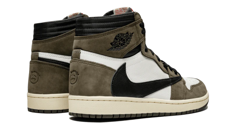 Buty Air Jordan Air Jordan 1 Retro High Travis Scott "Cactus Jack" - widok z przodu - Rozmiary EU